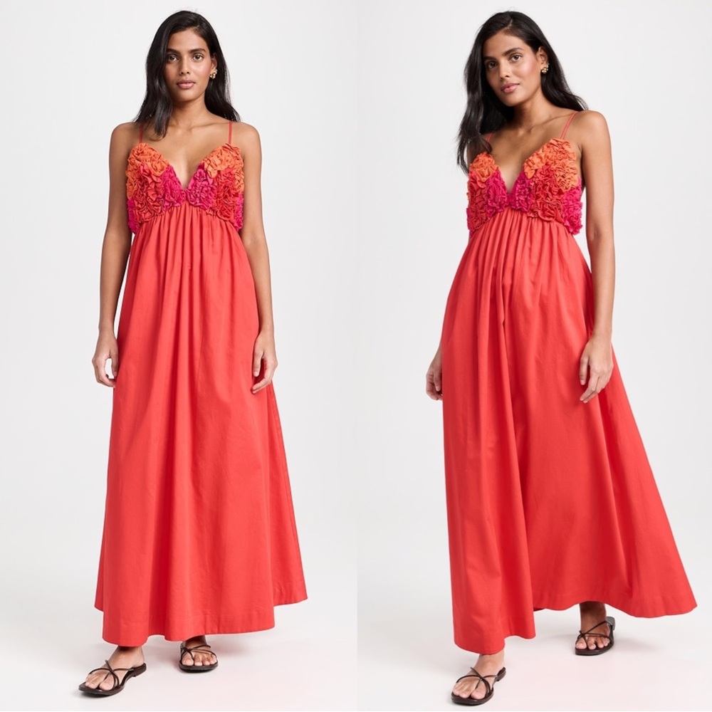 Mara Hoffman Women's Annika Dress Red Size XS NWT